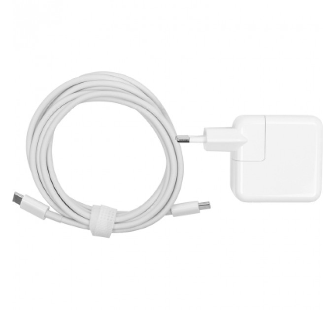 Блок живлення до ноутбуку PowerPlant APPLE 220V, 20V 30W 1.5A (USB Type-C) (AP29USBC)