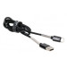 Cablexpert Кабель Cablexpert CCPB-C-USB-06BK, преміум якість USB 2.0 A-тато/C-тато,1 м.