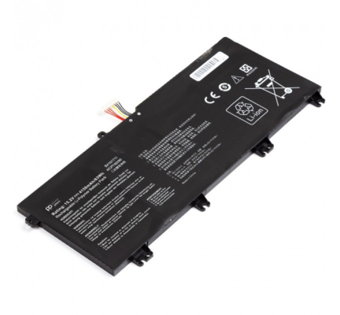 Акумулятор до ноутбука ASUS B41N1711-4S1P 15.2V 4150mAh PowerPlant (NB431670)