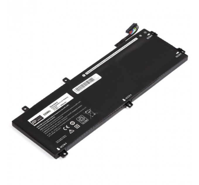 Акумулятор до ноутбука DELL H5H20-3S1P 11.55V 4800mAh PowerPlant (NB441785)