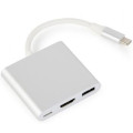 Cablexpert Адаптер-перехідник USB Type-C на HDMI Cablexpert A-CM-HDMIF-02-SV