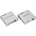 PowerPlant Адаптер HDMI 4K/30hz, up to 100m via CAT5E/6, loop-out (HDES12-LOOP) PowerPlant (CA912964)