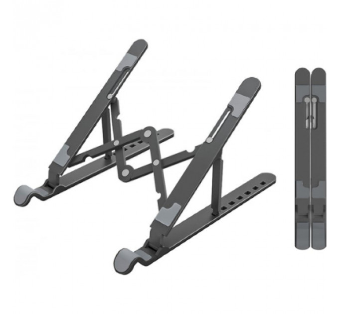 Підставка до ноутбука Orico 11-17", 7 position (15°-45°) plastic black (HS081836)