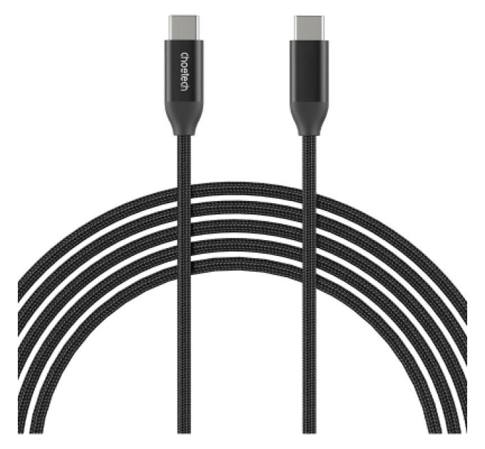 Choetech Дата кабель USB-C to USB-C 2.0m USB 3.1 Gen2 240W (50V/5A) Choetech (XCC-1036)