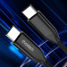 Choetech Дата кабель USB-C to USB-C 2.0m USB 3.1 Gen2 240W (50V/5A) Choetech (XCC-1036)