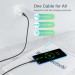 Choetech Кабель Choetech XCC-1040, преміум якість USB4 Gen 3, С-папа/C-папа, 2 м.