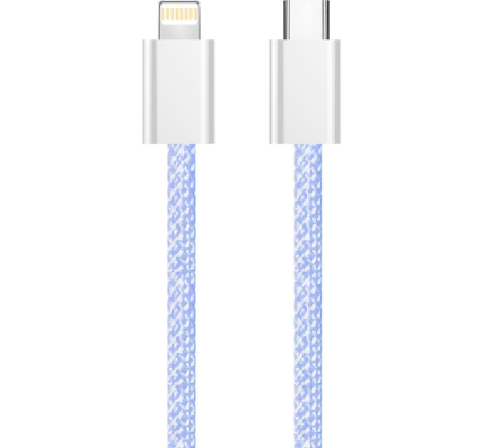 ColorWay Дата кабель USB-C to Lightning 1.0m 27W purple ColorWay (CW-CBPDCL061-PU)