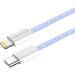 ColorWay Дата кабель USB-C to Lightning 1.0m 27W purple ColorWay (CW-CBPDCL061-PU)