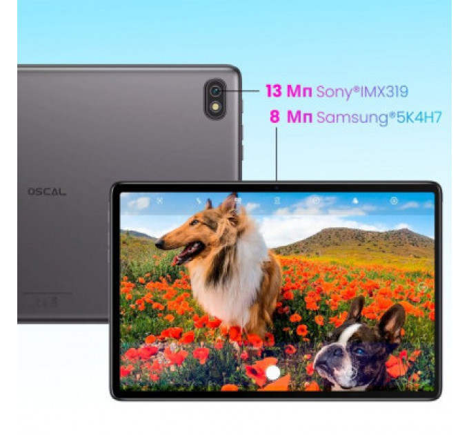 Планшет Oscal Pad 10 8/128GB 4G Dual Sim Diamond Grey