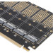 Frime Контролер Frime PCI-E-5xM.2 (B Key) WCH382L (ECF-PCIEtoSSD010)