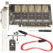 Frime Контролер Frime PCI-E-5xM.2 (B Key) WCH382L (ECF-PCIEtoSSD010)