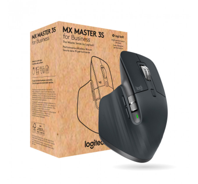 Мишка Logitech MX Master 3S for Business Performance Wireless/Bluetooth Graphite (910-006582)