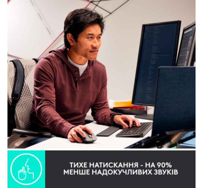 Мишка Logitech MX Master 3S for Business Performance Wireless/Bluetooth Graphite (910-006582)