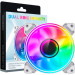 Gamemax Кулер до корпусу Gamemax Dual Ring Infinity WH