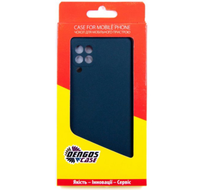 Dengos Чохол до мобільного телефона Dengos Carbon Samsung Galaxy M22 blue (DG-TPU-CRBN-131)