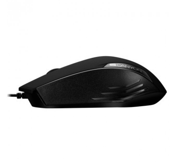 Мишка Canyon CM-02 USB Black (CNE-CMS02B)