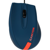 Мишка Canyon M-11 USB Blue/Red (CNE-CMS11BR)