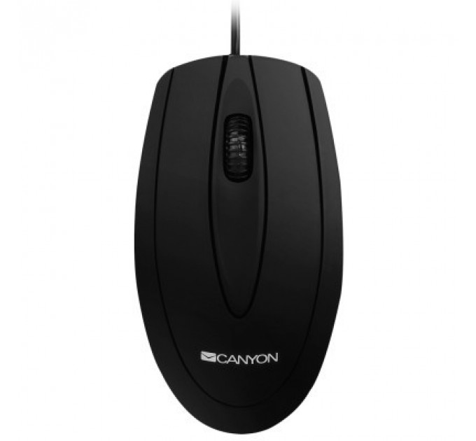 Мишка Canyon CM-1 USB Black (CNE-CMS1)
