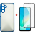 Dengos Чохол до мобільного телефона Dengos Samsung Galaxy A16 5G Matte + glass (Blue) (DG-KM-118)