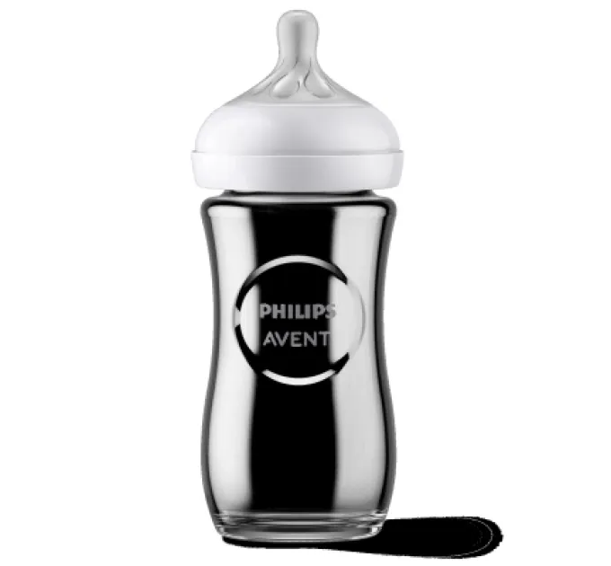 Philips AVENT Пляшечка для годування Philips AVENT Natural Природний потік 240 мл склаяна (SCY933/01)