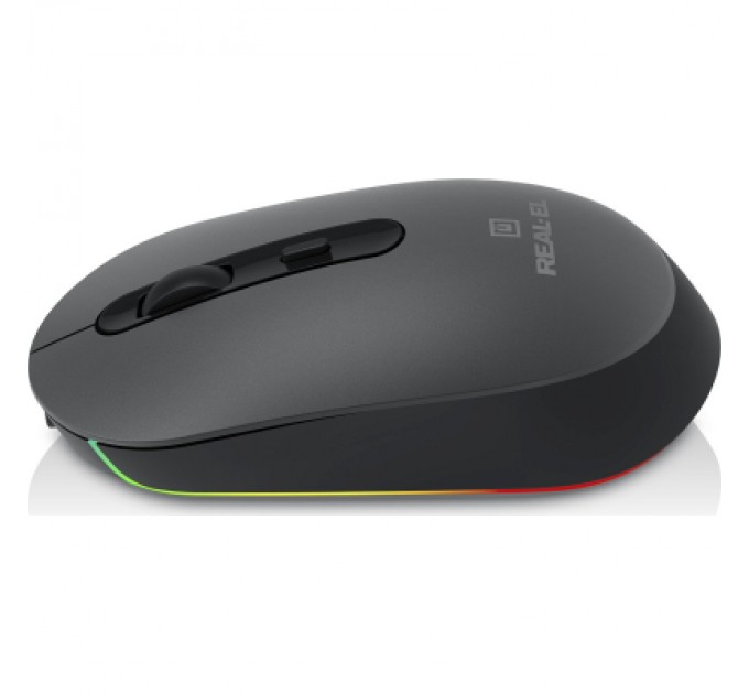 Мишка REAL-EL RM-470W Wireless/Bluetooth Dark Gray (EL123200049)