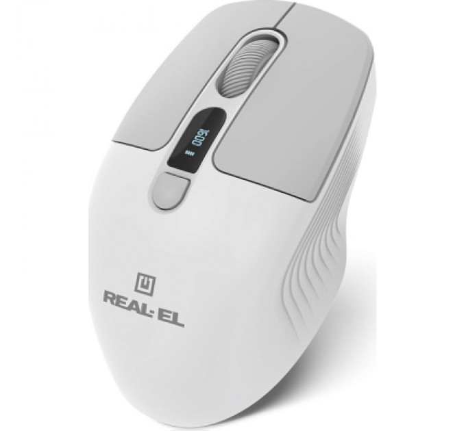 Мишка REAL-EL RM-480W Wireless/Bluetooth White (EL123200050)