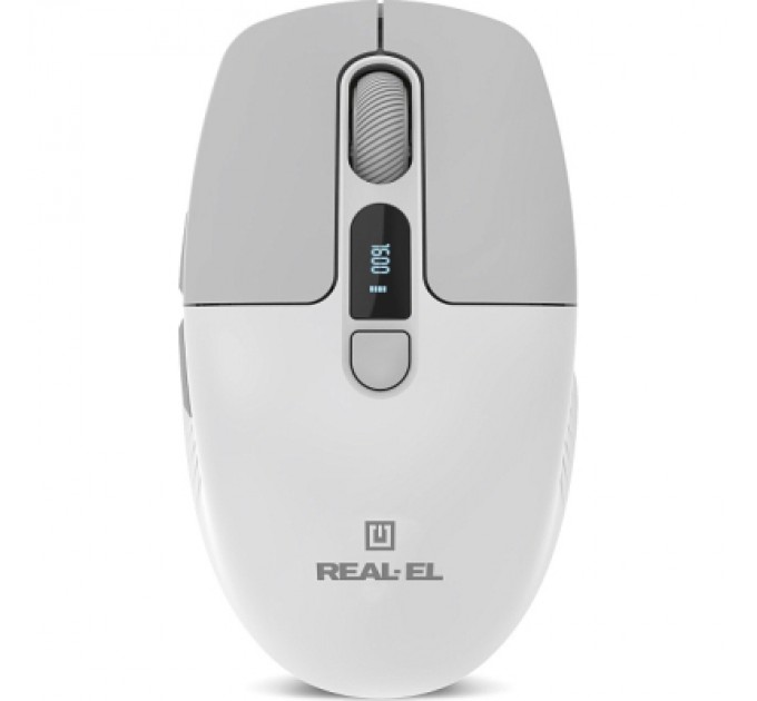 Мишка REAL-EL RM-480W Wireless/Bluetooth White (EL123200050)