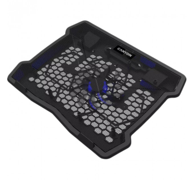 Підставка до ноутбука Canyon NS02, 10-15.6 laptop, single fan with 2x2.0 USB hub (CNE-HNS02)