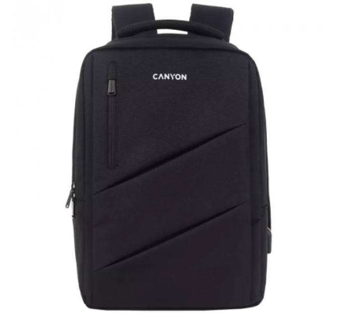 Рюкзак для ноутбука Canyon 15.6" BPE-5 Urban, USB, 12-18L, Black (CNS-BPE5B1)