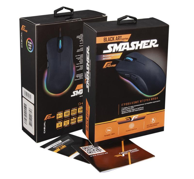 Frime Миша Frime Smasher Black (FMC2020)