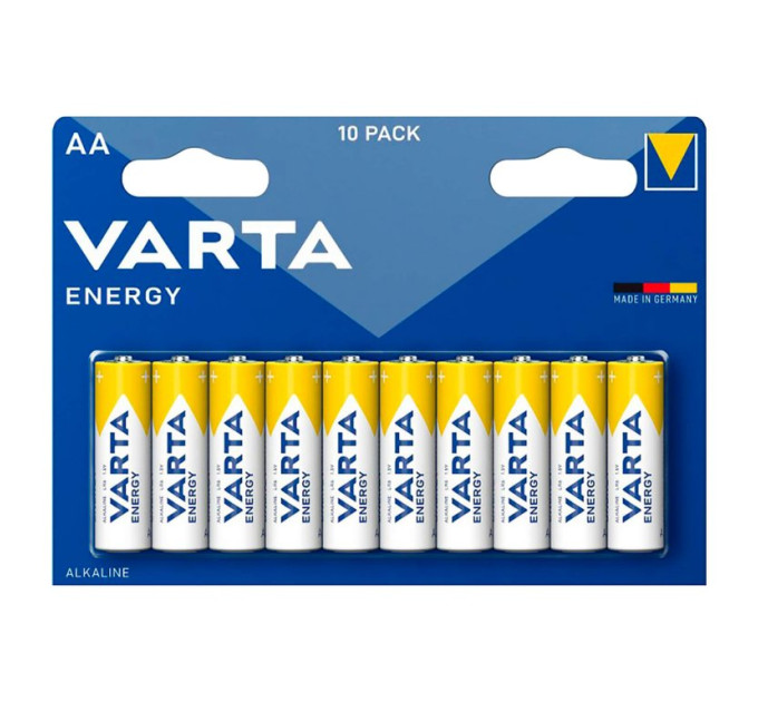Varta Батарейки Varta Energy AA/LR06 блистер 10шт (4008496674398)