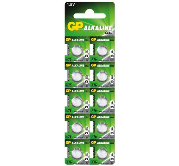 Gp Батарейка GP Batteries LR44 1.5B Alkaline 10шт