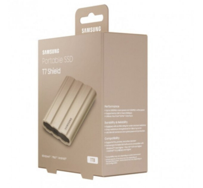 Накопичувач SSD USB 3.2 1TB T7 Shield Samsung (MU-PE1T0K/EU)