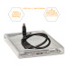 Frime Внешний карман Frime SATA HDD/SSD 2.5", USB 3.0, Plastic, Clear (FHE80.25U30)