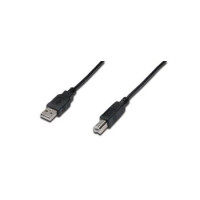 Кабель для принтера USB 2.0 AM/BM 1.8m Digitus (AK-300102-018-S)