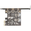 Frime Контролер Frime ASM1061 (ECF-PCIEto2SATAIII.LP) PCI-E-2xSATA III