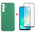 Dengos Чохол-накладка Dengos Soft для Samsung Galaxy A16 SM-A165 Mint (DG-KM-134) + захисне скло