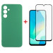 Dengos Чохол-накладка Dengos Soft для Samsung Galaxy A16 SM-A165 Mint (DG-KM-134) + захисне скло