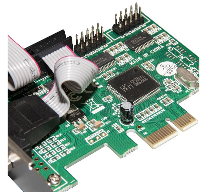 Frime Контролер Frime WCH384L (ECF-PCIEto4SWCH384.LP) PCI-E-4xRS232