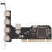 Frime Контролер Frime NEC720201 (ECF-PCItoUSB002) PCI-USB2.0(4+1)