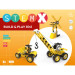 Stem Конструктор Stem з болтами Build&Play 8 в 1 на 100 деталей (3858894673322)