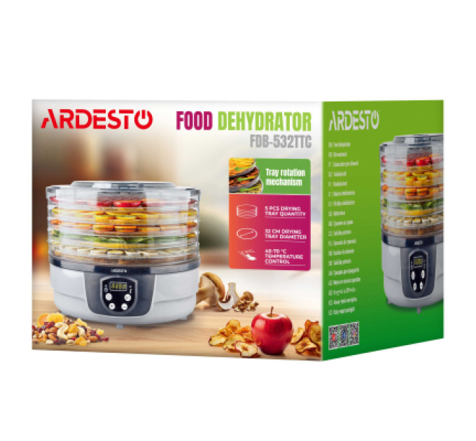 Ardesto Сушка для овочів та фруктів Ardesto FDB-532TTC