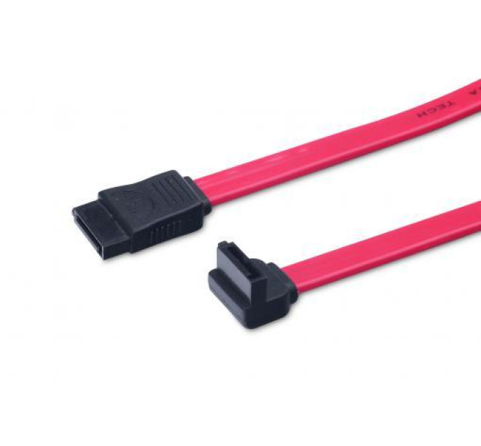 Digitus Кабель для передачі даних SATA L-type (F/F) corner, 0.5m, red Digitus (AK-400104-005-R)