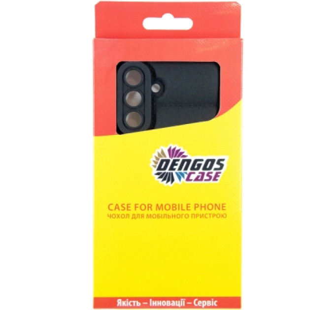Dengos Чохол до мобільного телефона Dengos Kit Samsung Galaxy A36 5G Soft + glass (Black) (DG-KM-140)