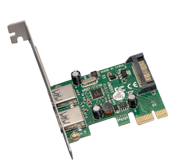 Frime Контролер Frime NEC720202 (ECF-PCIEtoUSB004.LP) PCI-E-2xUSB3.0