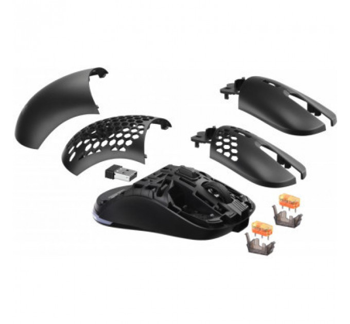 Мишка 2E Gaming HyperDrive Lite RGB Wireless/USB Black (2E-MGHDL-WL-BK)