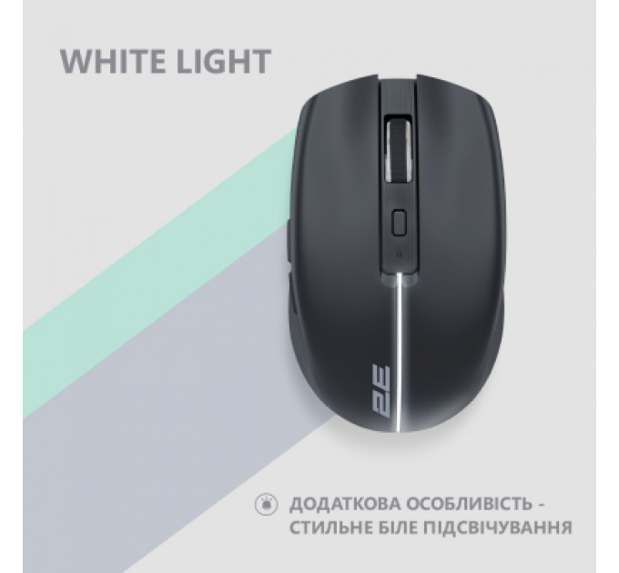 Мишка 2E MF270 Silent Rechargeable Wireless Black (2E-MF270WBK)
