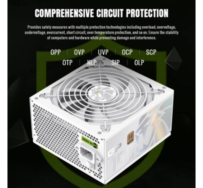 Gamemax Блок живлення Gamemax 750W (GP 750B WH)