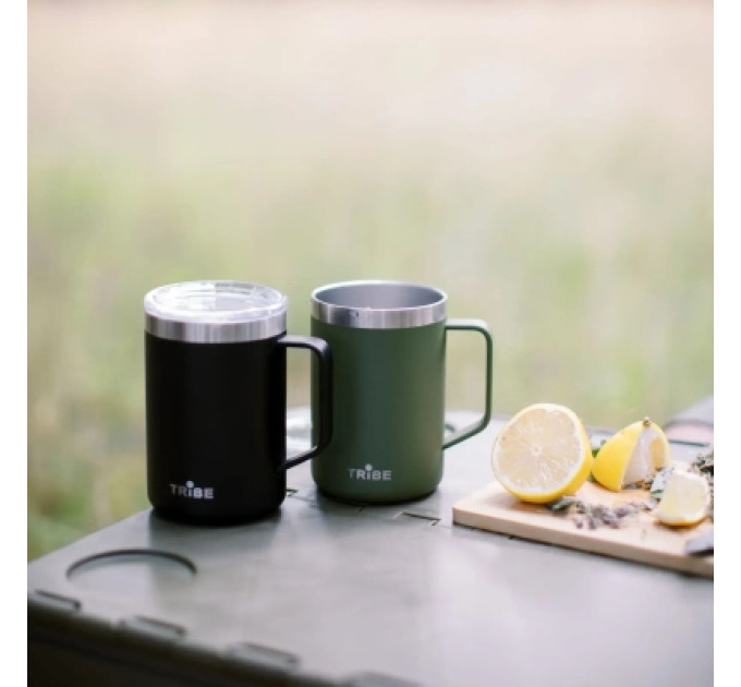 Tribe Термокружка Tribe Classic Mug 500 мл black (T-FA-0033-black)