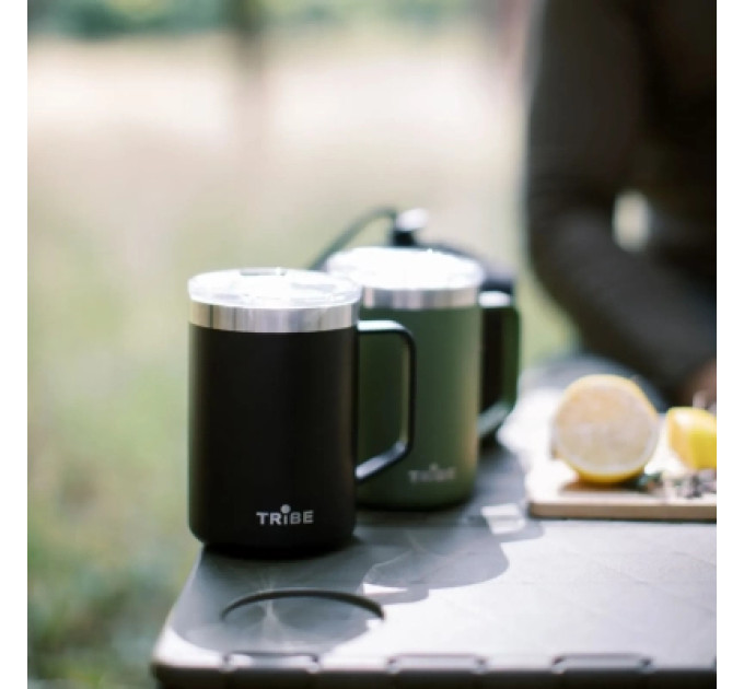 Tribe Термокружка Tribe Classic Mug 500 мл black (T-FA-0033-black)